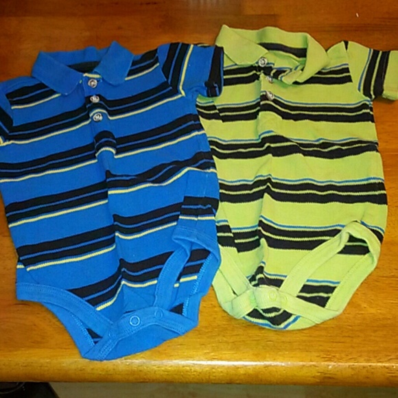 Bundle of 2 striped polo shirts