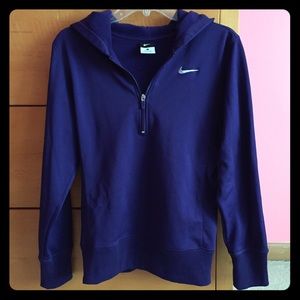 purple Nike half zip