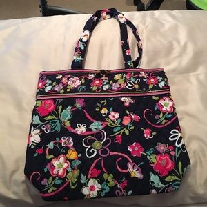 Ribbons Vera Bradley Employee Shoulder Tote