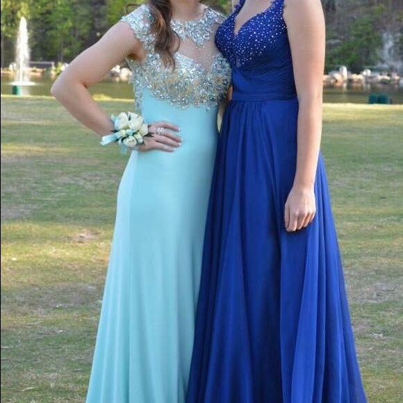 Night Moves Evening gown/prom dress worn one time. - Picture 3 of 3