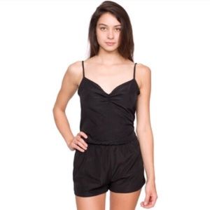 Black Romper // American Apparel