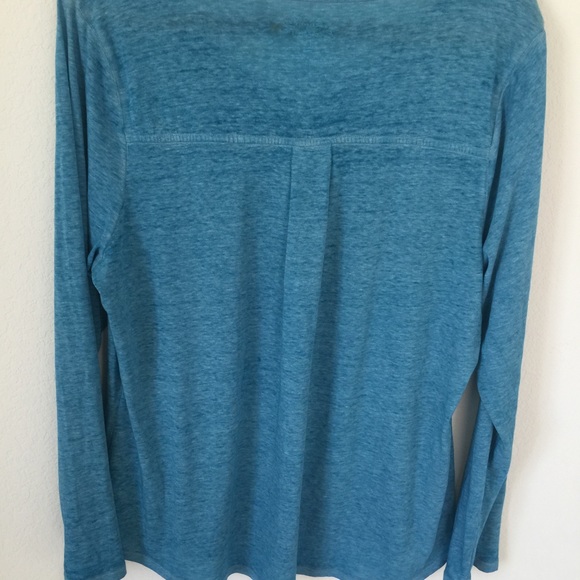 💠SOLD💠 Dark Turquoise Long Sleeve Top - Picture 3 of 4