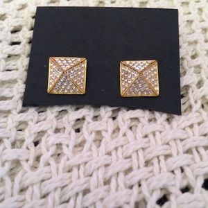 Vince Camuto Pyramid Stud Earrings