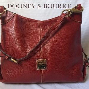 Dooney & Bourke Red Pebble Leather Purse