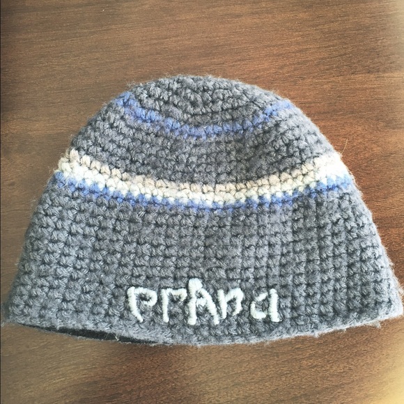 PRANA blue beanie.