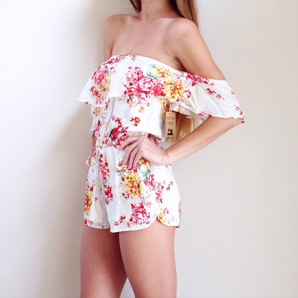 Pants - | new | floral romper