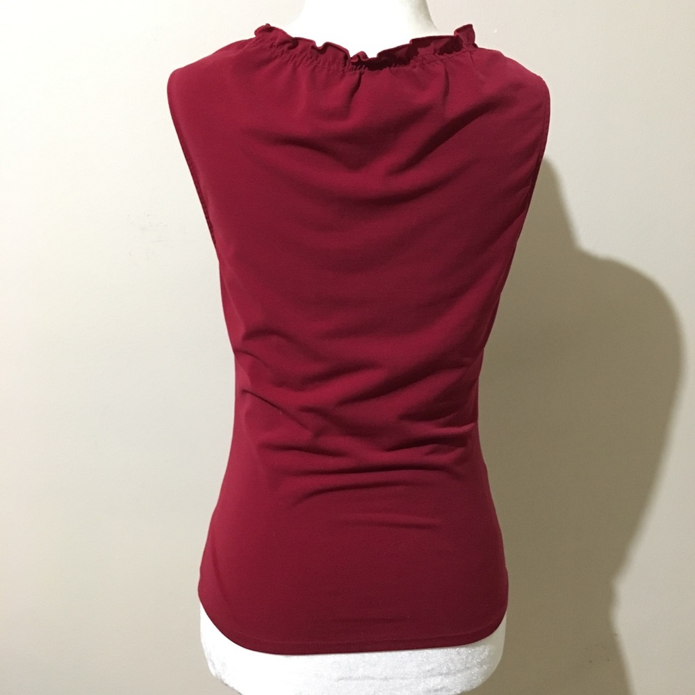 {EXPRESS} Red Ruffle Top - Picture 2 of 8