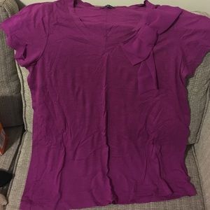 Gap purple bow shirt.