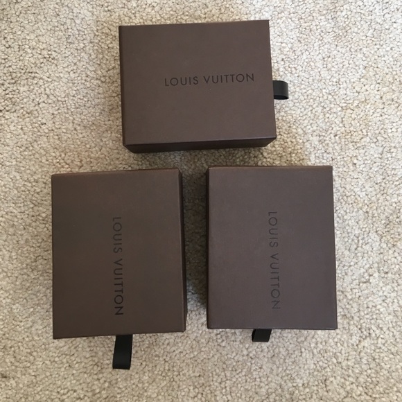 Louis Vuitton empty boxes .