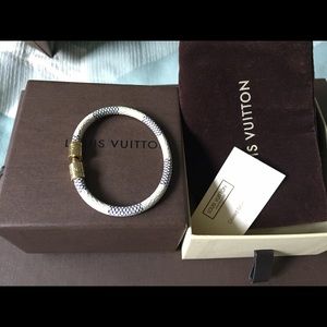 AUTHENTIC LOUIS VUITTON AZUR KEEP IT BRACELET