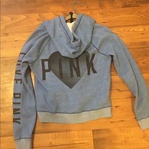 Victoria secret pink zip up sweater