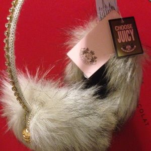 Juicy couture ear muffs with ear phone