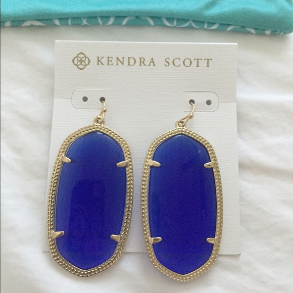 Kendra Scott Jewelry - Kendra Scott Danielle Earrings Cobalt Blue