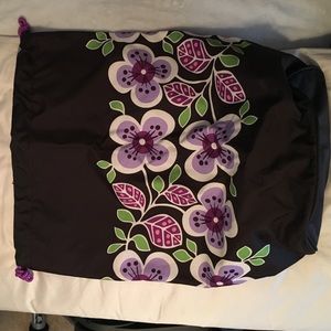 Plum Petals Vera Bradley Laundry Bag