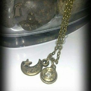 Bullet Necklace Moon and Star