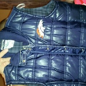 Pink NFL Broncos Winter Vest