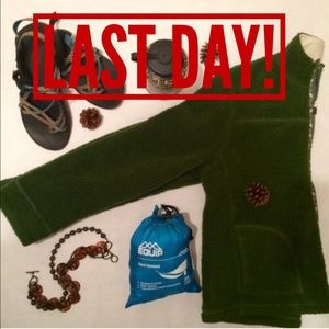 DONATING SOON Horny Toad Green Fleece Jacket