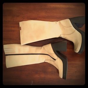 Sixtyseven mustang tan tall boots