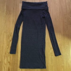 NWT Zara Trafaluc Navy White Boatneck Dress