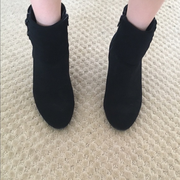 Black Suede Ankle Boots