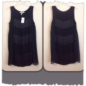 WOMENS MAX & CLEO LAYLA PLEATED SHIFT DRESS