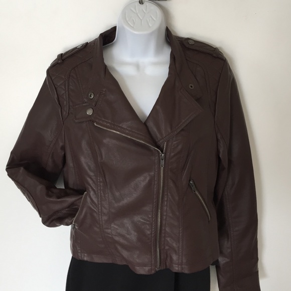 Faux Leather Jacket