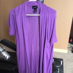 Light weight short sleeve cardigan