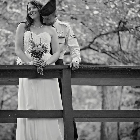 Size 12 white, formal dress