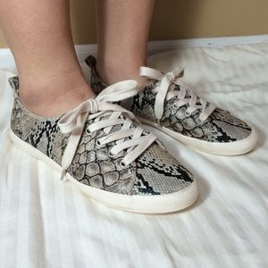 Faux Snakeskin sneakers