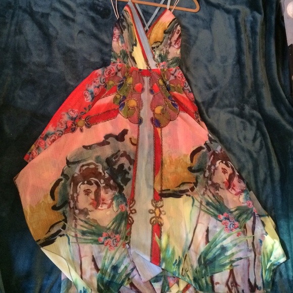 Alice + Olivia Orly Handkerchief dress