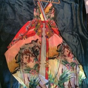 Alice + Olivia Orly Handkerchief dress