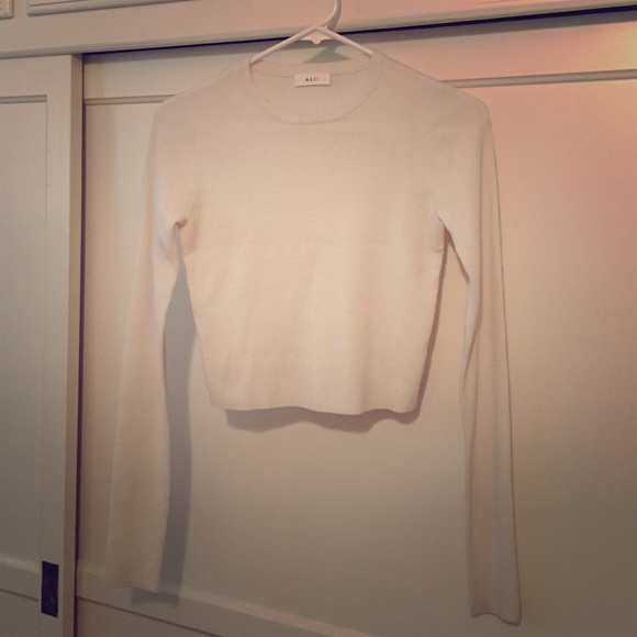 A.L.C. Sweaters - White sweater crop top small ALC