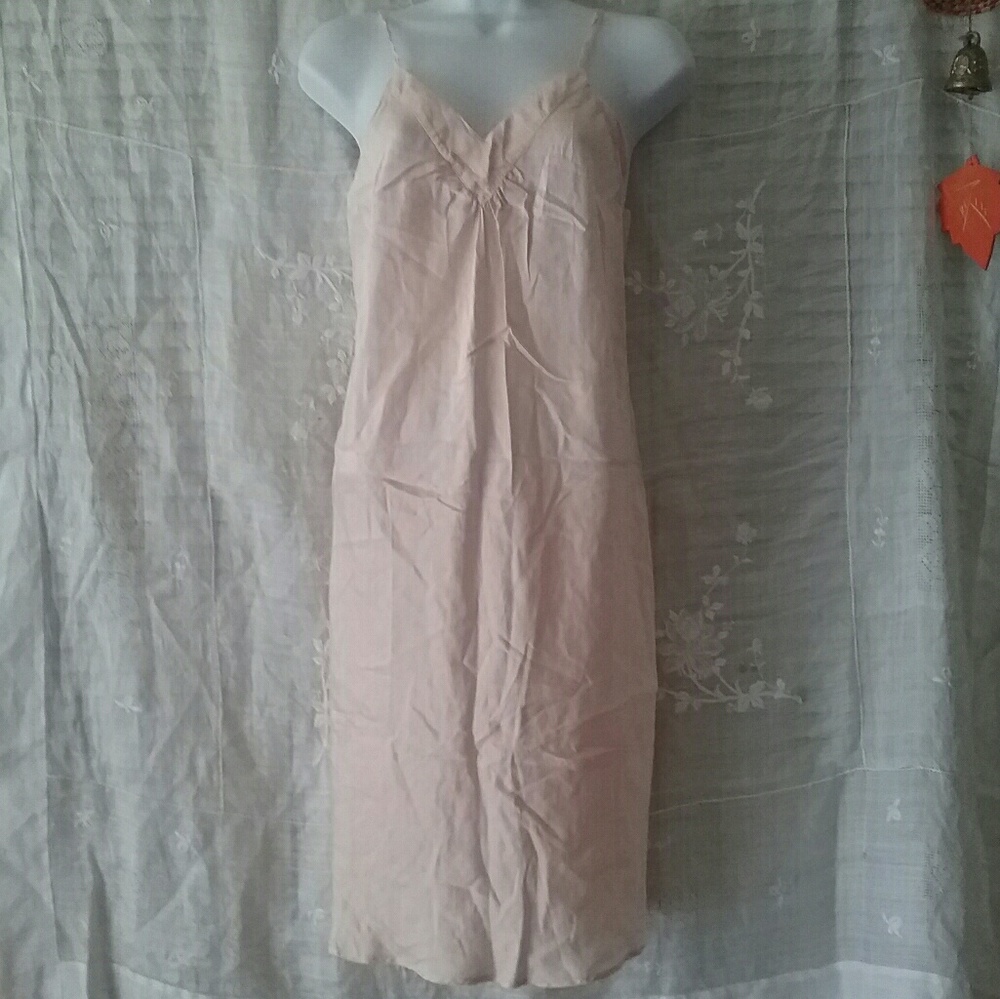 Women’s Light Pink Silk Chemise Sz: S