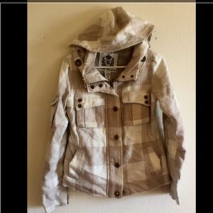 Light weight but warm flannel jacket