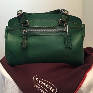 Coach, Smart looking kelly green handbag