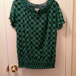 Geometric blouse