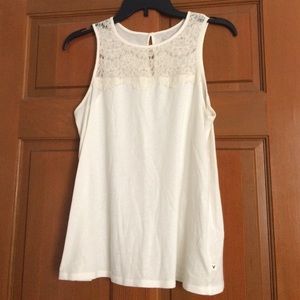 White Lace Tank Top
