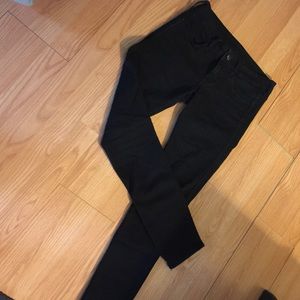 H & M black denim jeans
