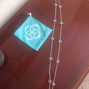 Kendra Scott Nemera Long Necklace in Silver