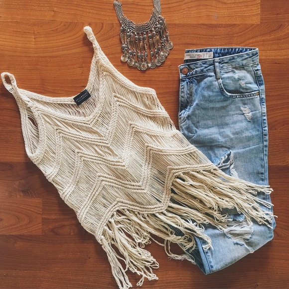 Bohemian Fringe Top