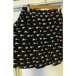 Maison Jules Fish Print Skirt Maison Jules Fish Print Skirt