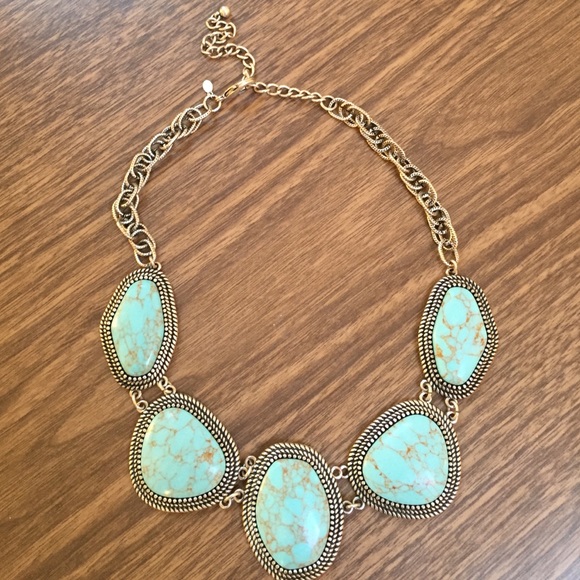 Premier silver turquoise reversible necklace