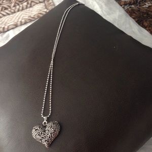 New heart necklace