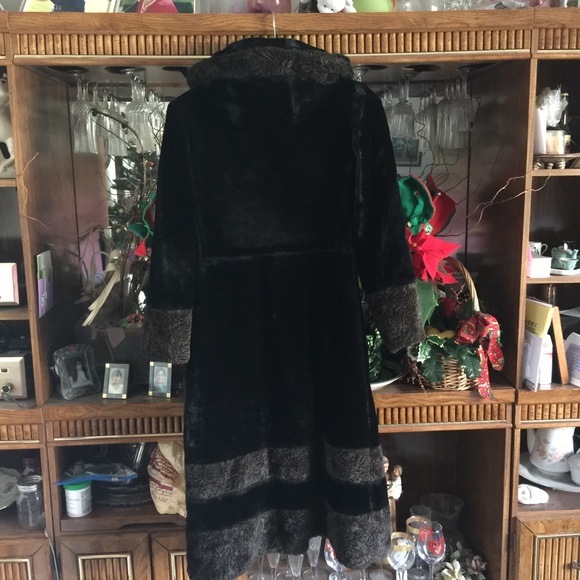 Vintage Faux Fur Coat with Hood! - Picture 2 of 3