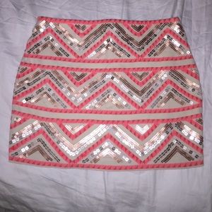 Express sequins skirt