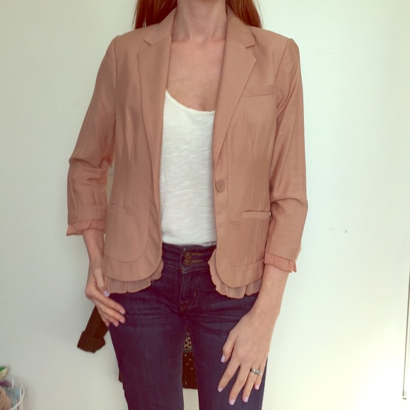 LC Ruffle Blazer