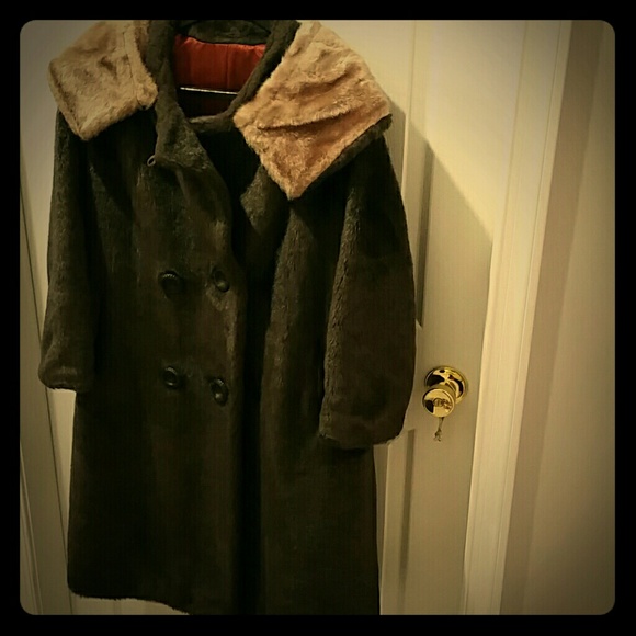 Vintage faux fur coat