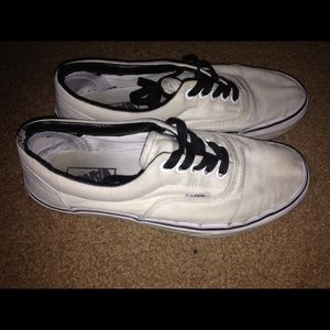 White Vans size 8