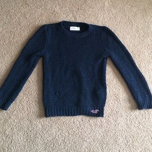 Navy blue Hollister sweater