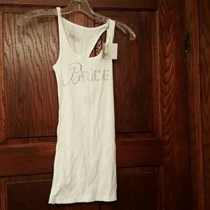 Bride tank top